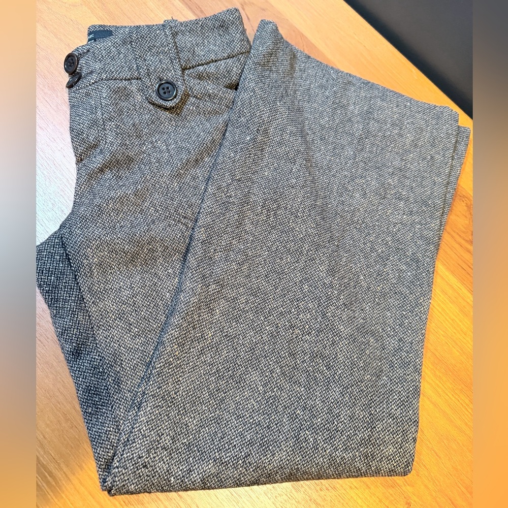 Zara Wool-blend Tweed Trousers
